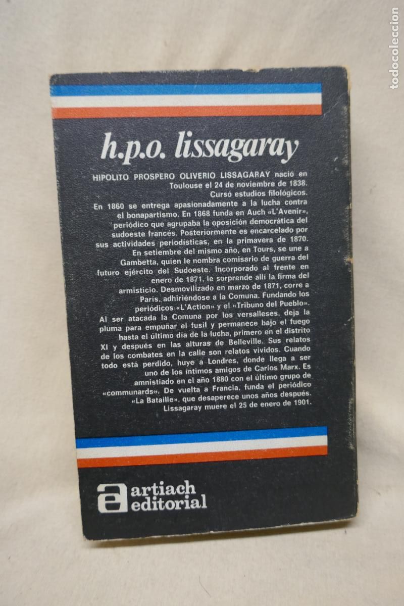 Libros de segunda mano: H. P. O. Lissagaray . Historia de la Comuna de 1871 - Foto 22