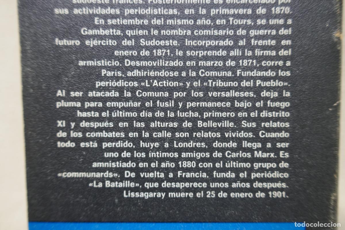 Libros de segunda mano: H. P. O. Lissagaray . Historia de la Comuna de 1871 - Foto 24