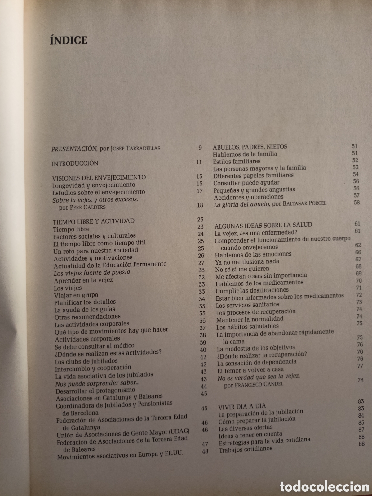 Libros de segunda mano: De la gent gran. Edicion en Castellano. Ed Kair&oacute;s - Foto 5