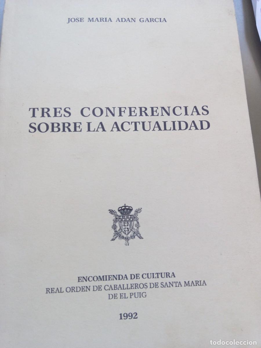 Second hand books: Tres conferencias sobre la actualidad