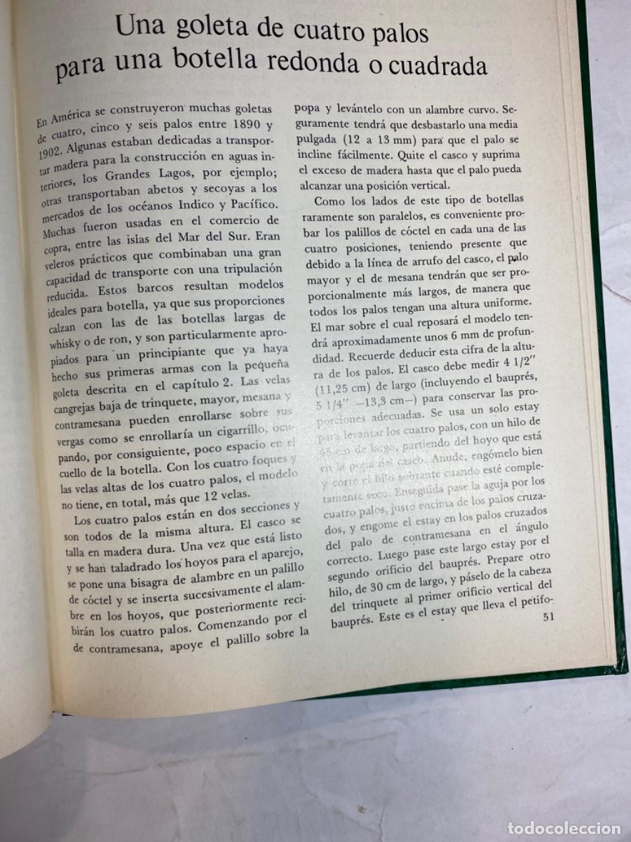 Libros de segunda mano: COMO ARMAR BARCOS EN EL INTERIOR DE BOTELLAS. JACK NEEDHAM . 1972 - Foto 5
