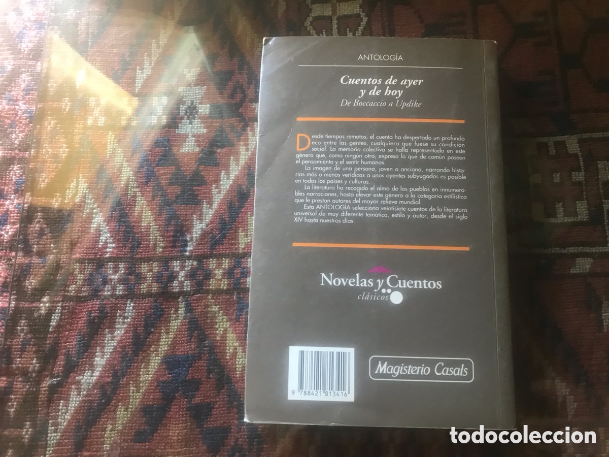 Libros de segunda mano: Cuentos de ayer y de hoy. De Bocaccio a Updike. Antolog&iacute;a - Foto 3