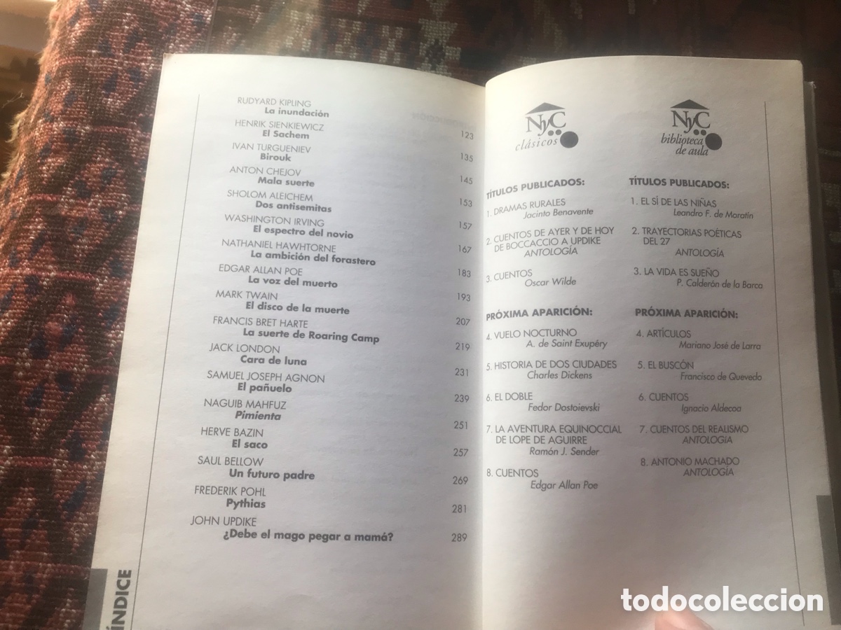 Libros de segunda mano: Cuentos de ayer y de hoy. De Bocaccio a Updike. Antolog&iacute;a - Foto 6