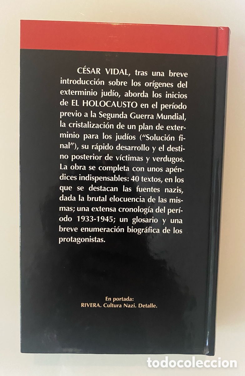 Libros de segunda mano: El Holocausto - VIDAL, C&eacute;sar - Foto 2