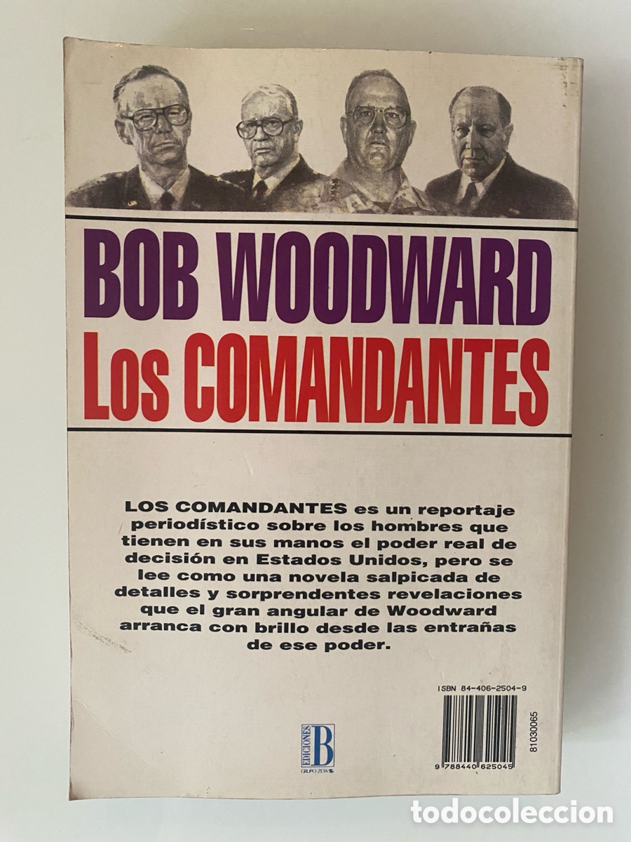 Libros de segunda mano: Los Comandantes - WOODWARD, Bob - Foto 2