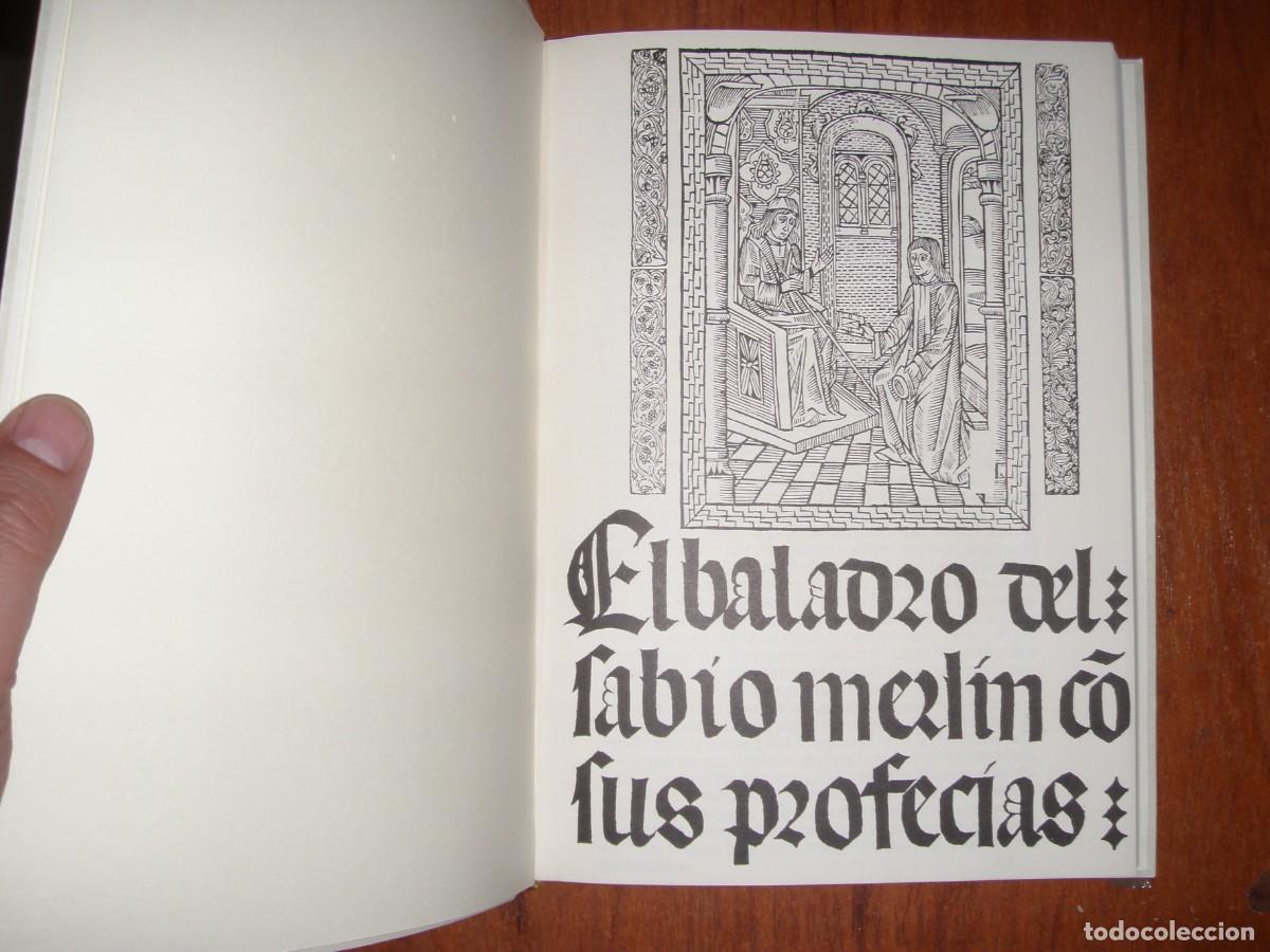 Libros de segunda mano: EL BALADRO DEL SABIO MERLIN Y SUS PROFECIAS FACSIMIL Y LIBRO NUMERADO - Foto 5