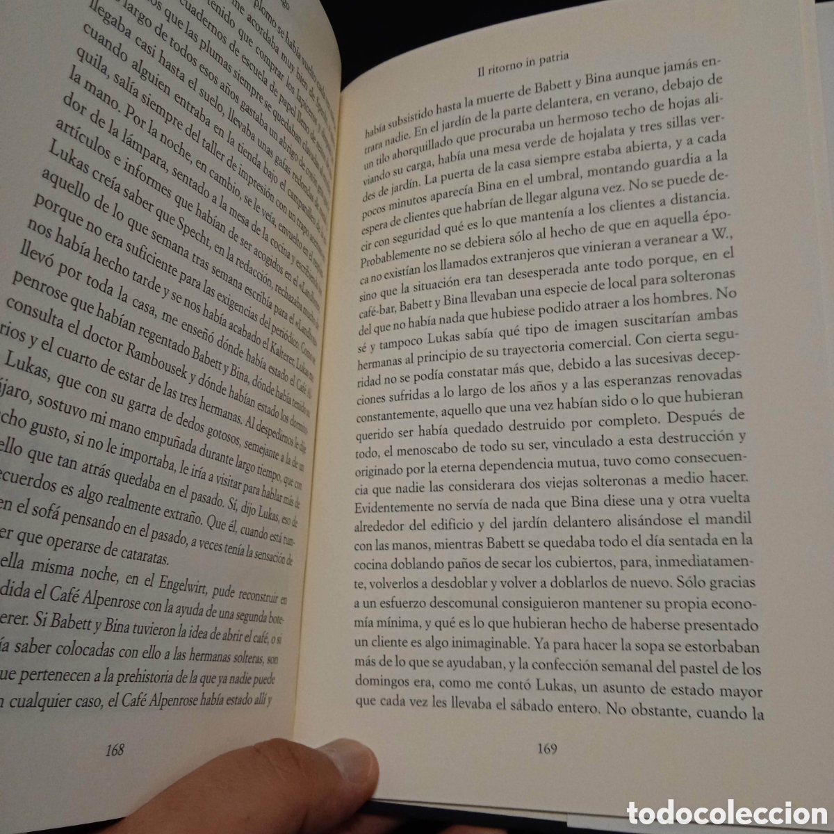 Libros de segunda mano: V&Eacute;RTIGO - W G SEBALD - DEBATE 2001 #8847 - Foto 7