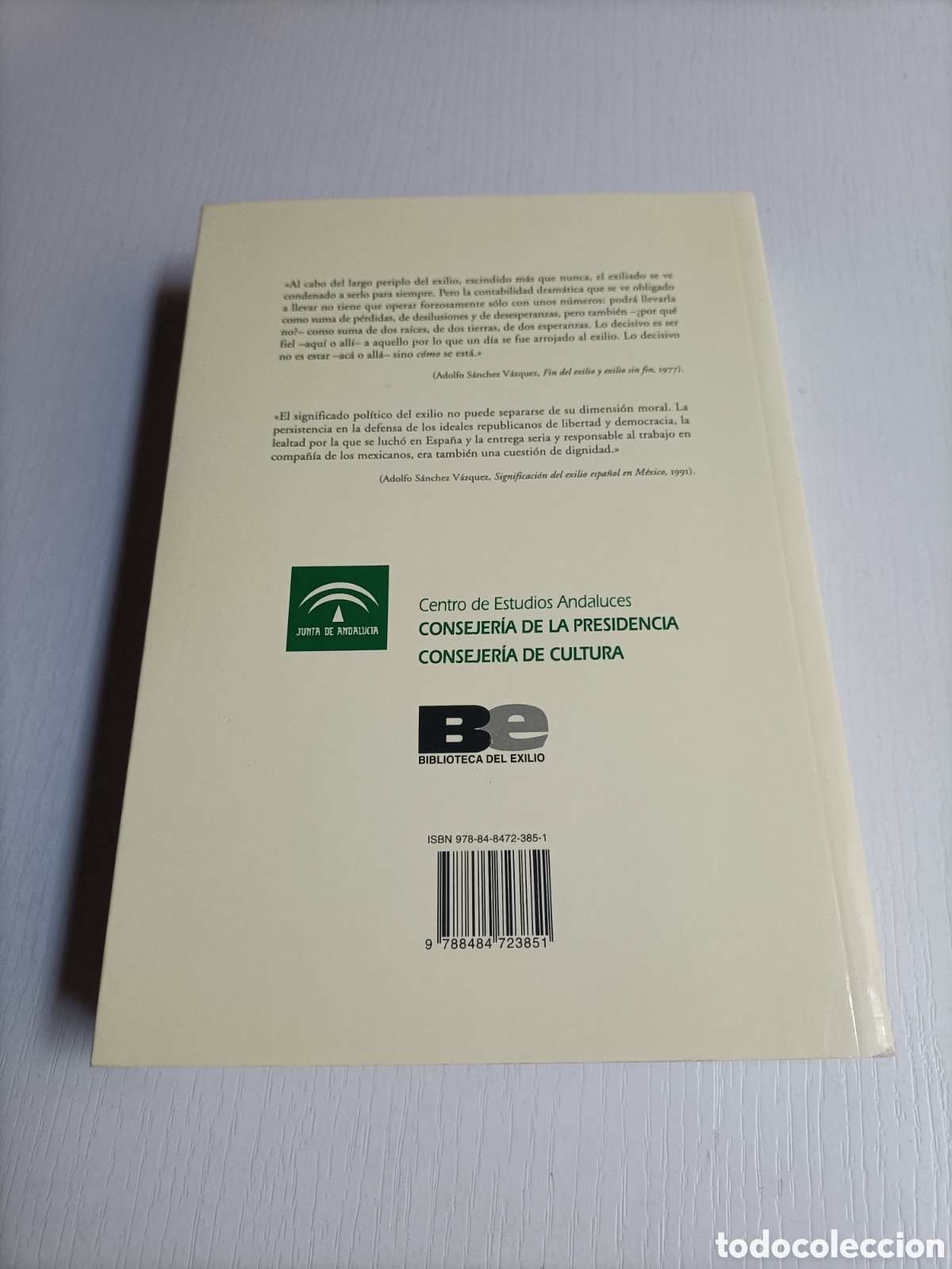 Libros de segunda mano: Incursiones literarias. Adolfo S&aacute;nchez V&aacute;zquez. Biblioteca del exilio - Foto 6