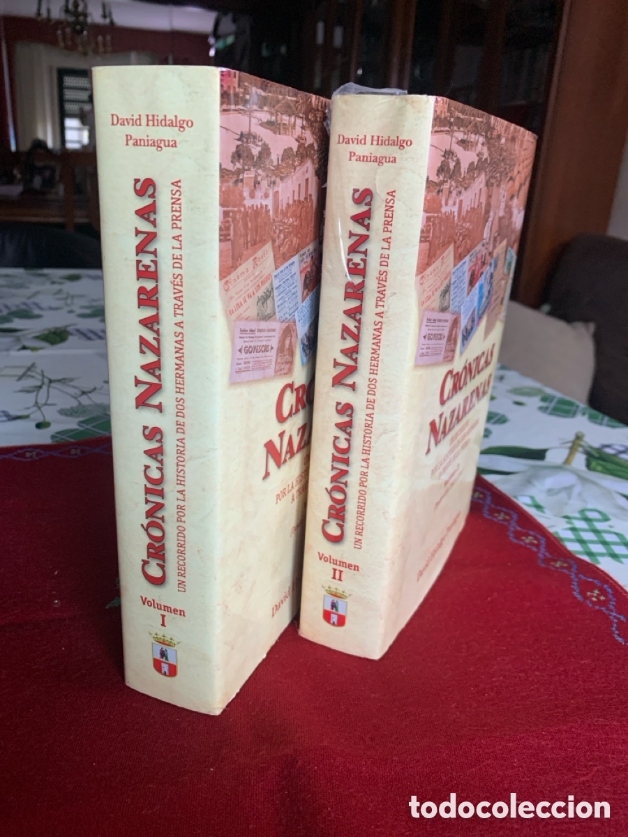 Libros de segunda mano: Cr&oacute;nicas Nazarenas. 2Vol. David Hidalgo Paniagua. - Foto 2