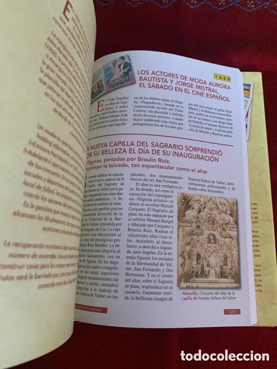 Libros de segunda mano: Cr&oacute;nicas Nazarenas. 2Vol. David Hidalgo Paniagua. - Foto 8