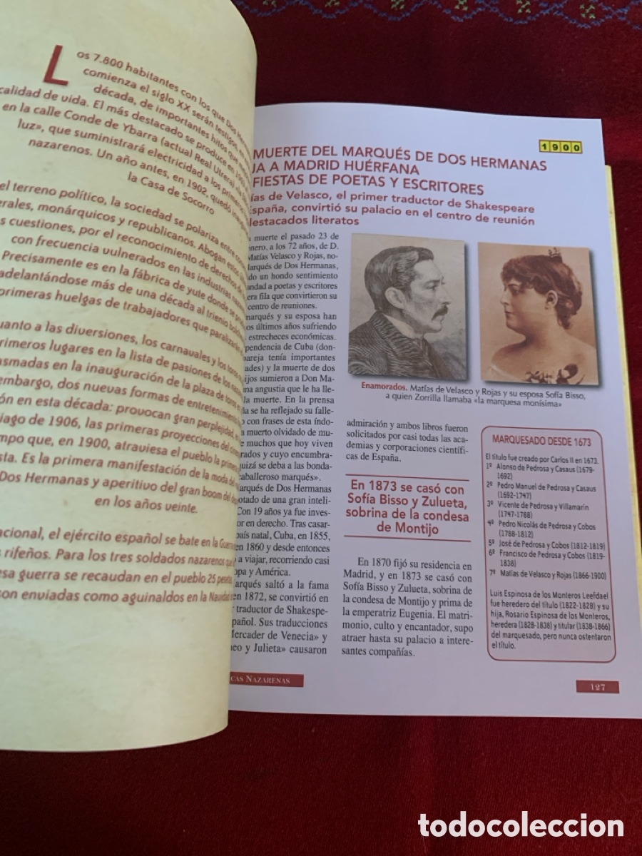 Libros de segunda mano: Cr&oacute;nicas Nazarenas. 2Vol. David Hidalgo Paniagua. - Foto 11
