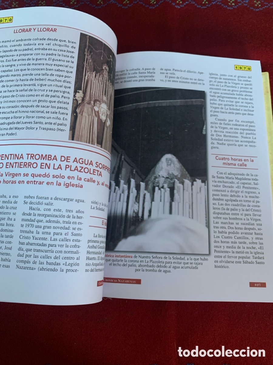 Libros de segunda mano: Cr&oacute;nicas Nazarenas. 2Vol. David Hidalgo Paniagua. - Foto 22