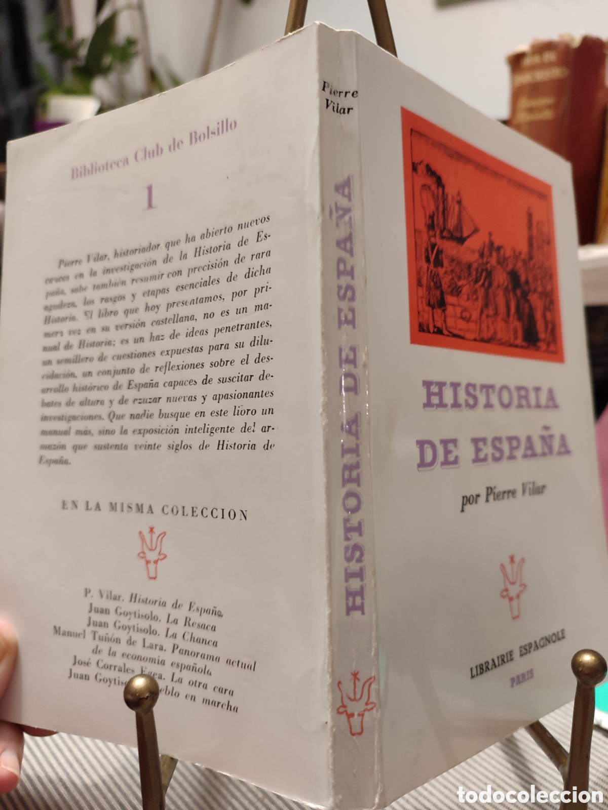 Libros de segunda mano: HISTORIA DE ESPA&Ntilde;A. Librairie Espagnole. Pierre Vilar. 1971 - Foto 2