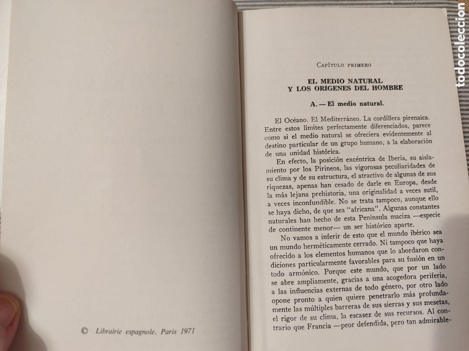 Libros de segunda mano: HISTORIA DE ESPA&Ntilde;A. Librairie Espagnole. Pierre Vilar. 1971 - Foto 4