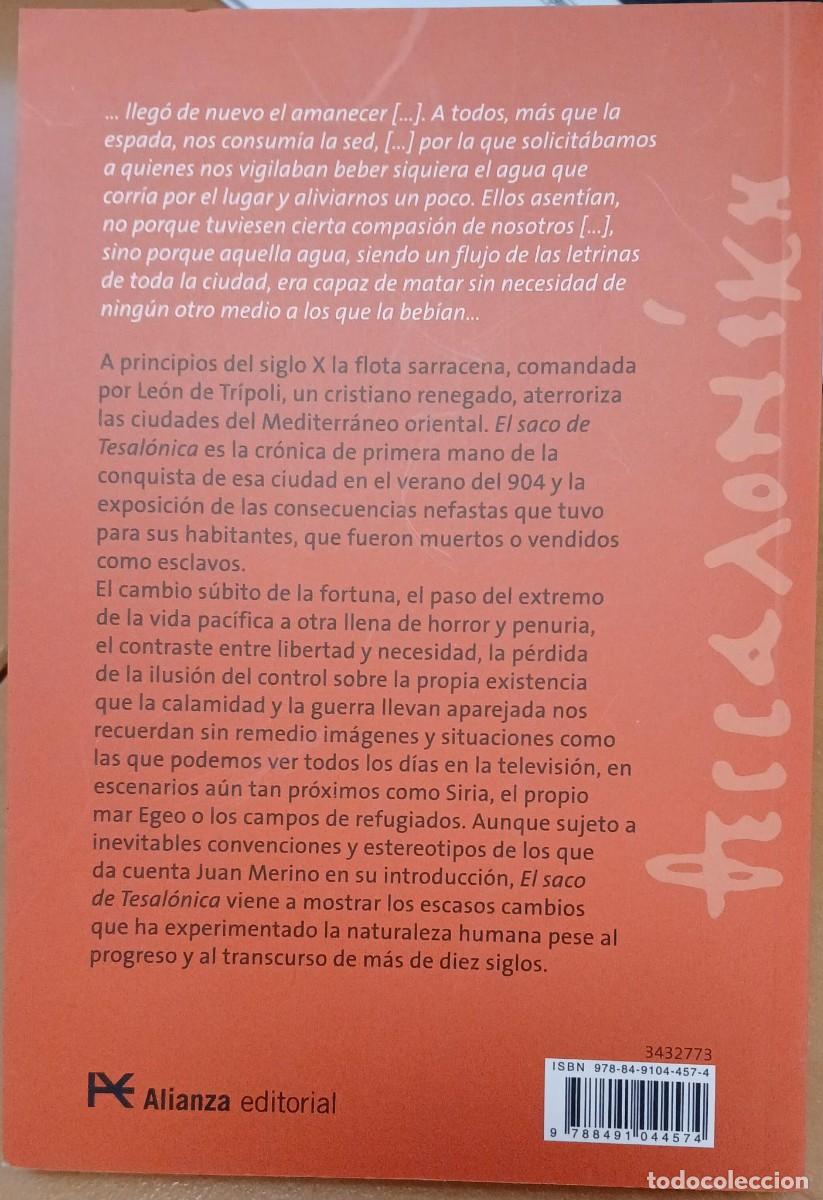 Libros de segunda mano: Historia. El saco de Tesal&oacute;nica - Juan Cameniata - Foto 2