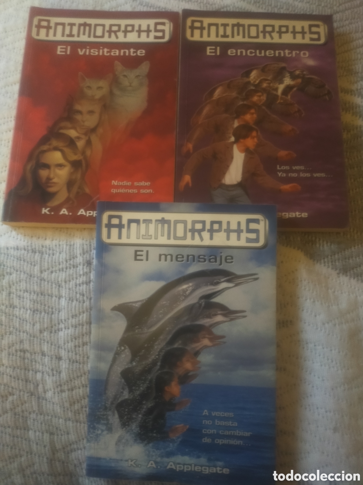 Libros de segunda mano: Animorphs.N 2,3 y 4.Buen estado.K.A.Aplegate 1998. - Foto 1