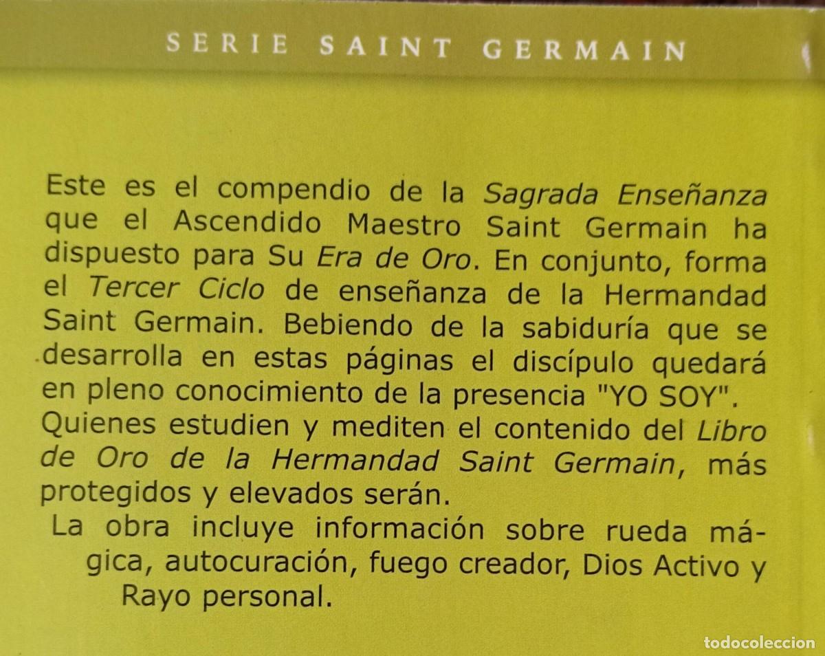 Libros de segunda mano: EL LIBRO DE ORO - SAINT GERMAIN - PLUMA Y PAPEL - Foto 2