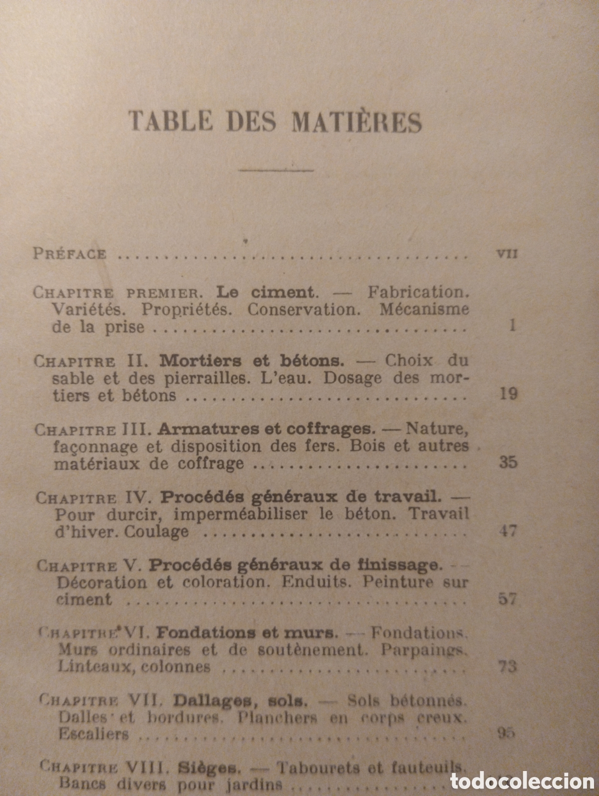Libros de segunda mano: Pour le cimentier, Chaplet - Foto 3