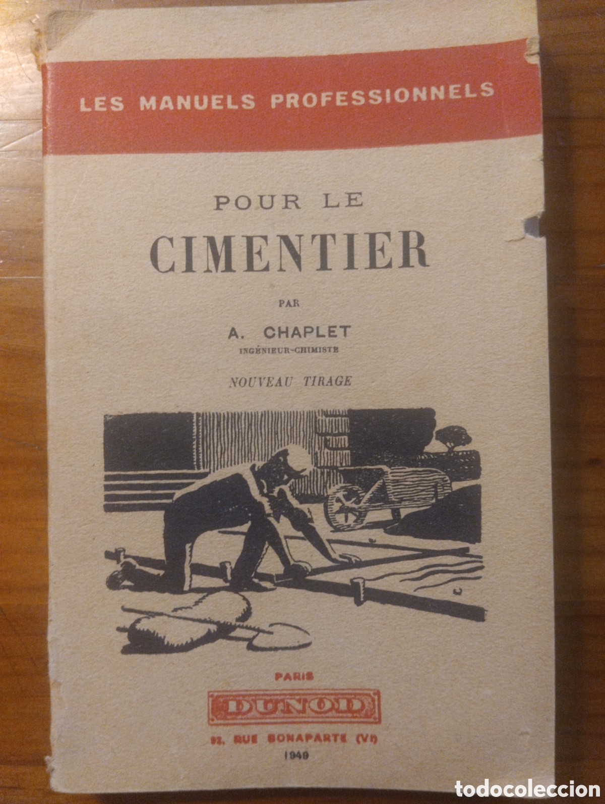 Libros de segunda mano: Pour le cimentier, Chaplet - Foto 1