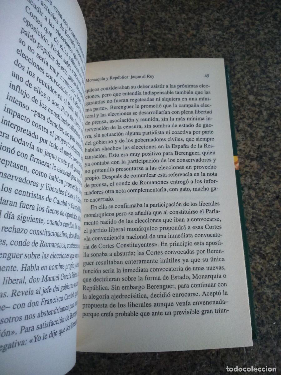 Libros de segunda mano: MONARQUIA Y REPUBLICA: JAQUE AL REY -- RICARDO DE LA CIERVA -- - Foto 2
