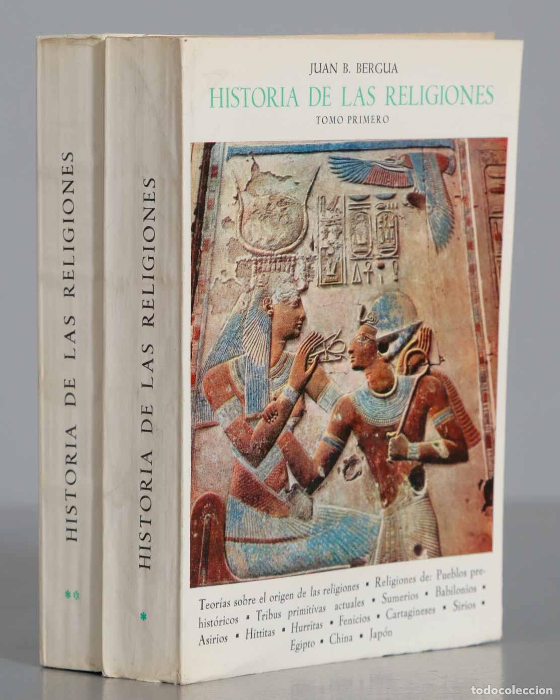 Libros de segunda mano: Historia de las religiones, BERGUA. 2 TOMOS - Foto 1