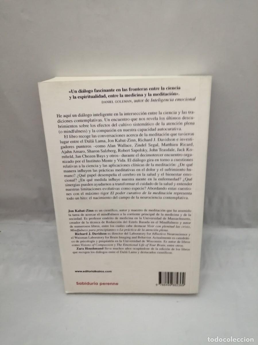 Libros de segunda mano: El poder curativo de la meditaci&oacute;n: Di&aacute;logos Cient&iacute;ficos con el Dal&aacute;i Lama - Foto 2