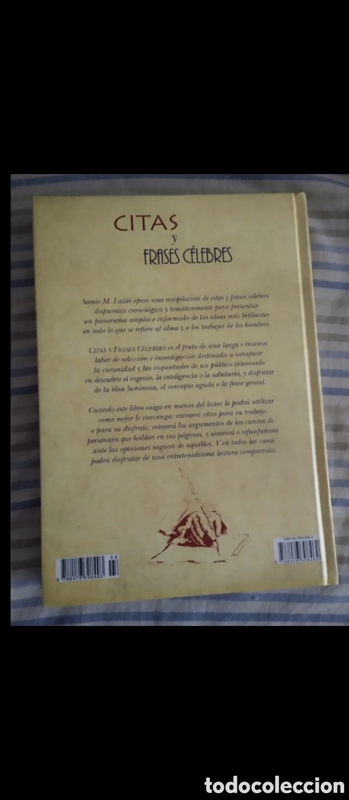Libros de segunda mano: &rdquo;Citas y Frases Celebres&rdquo;.Samir M. Laabi. - Foto 3