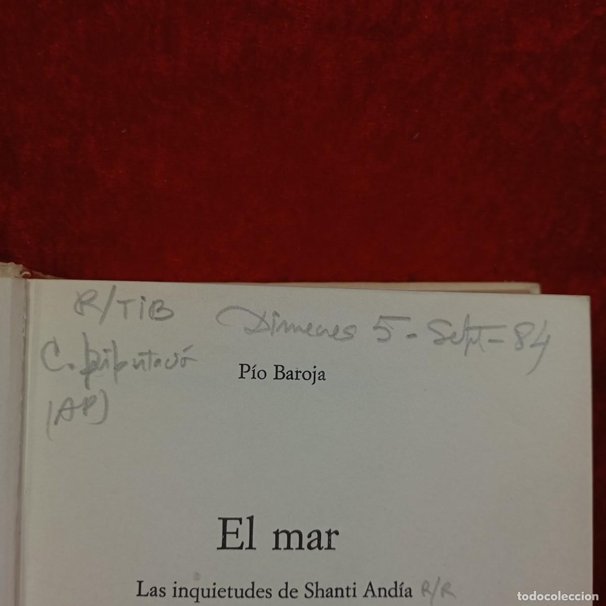 Libros de segunda mano: P&Iacute;O BAROJA - EL MAR - C&Iacute;RCULO DE LECTORES - 1970 / 311 - Foto 4
