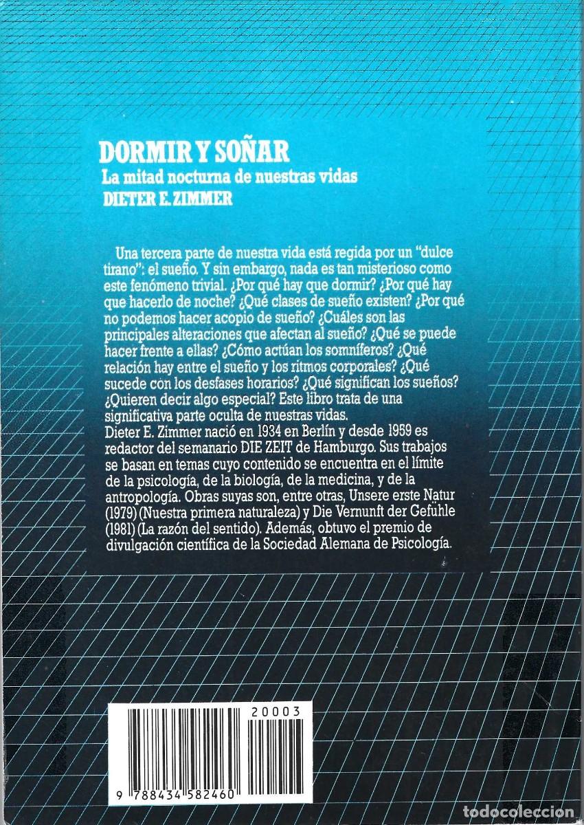 Libros de segunda mano: DORMIR Y SO&Ntilde;AR DIETER E. ZIMMER - Foto 2