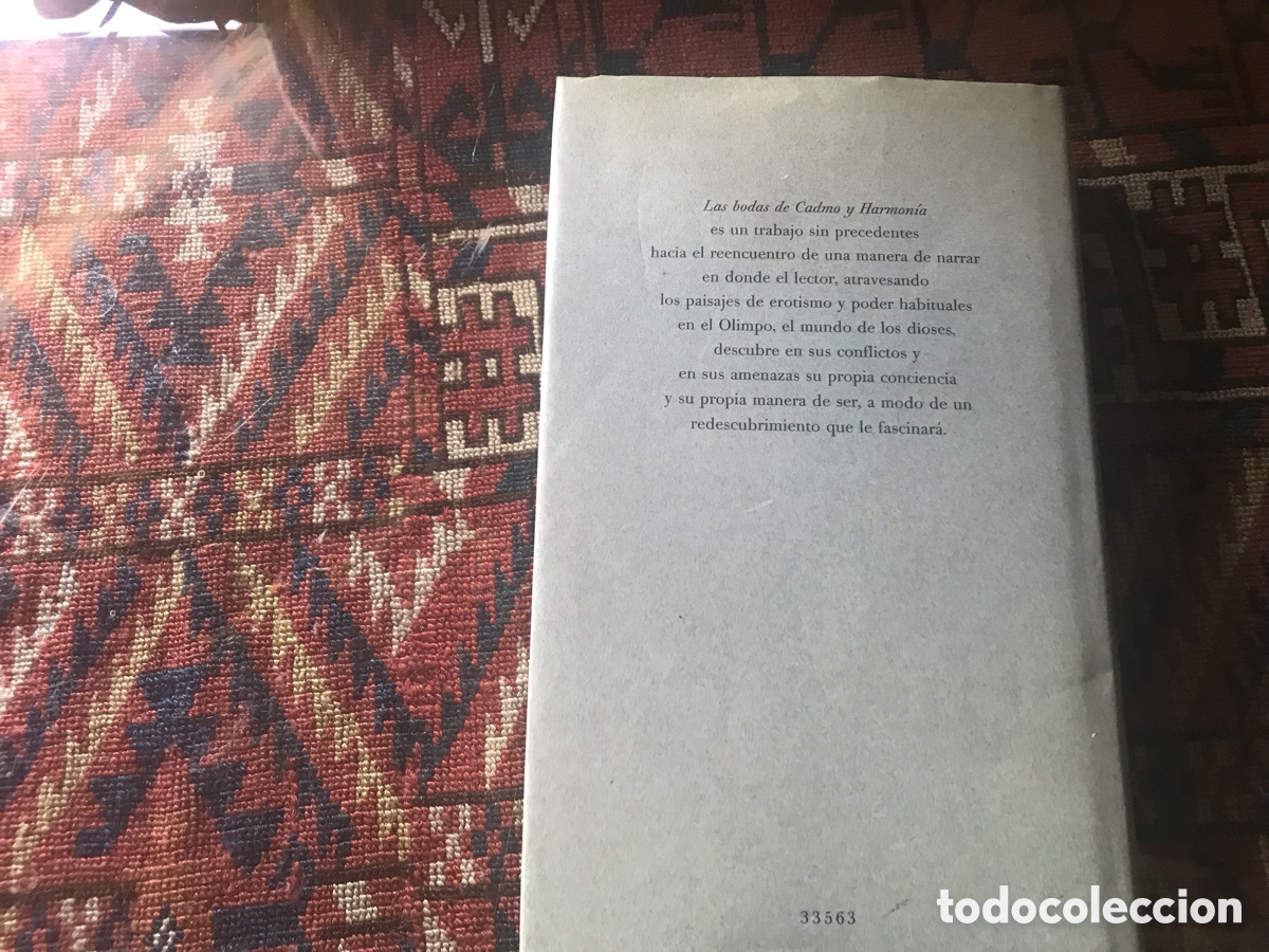 Libros de segunda mano: Las bodas de Cadmo y Harmon&iacute;a. Roberto Calasso - Foto 3