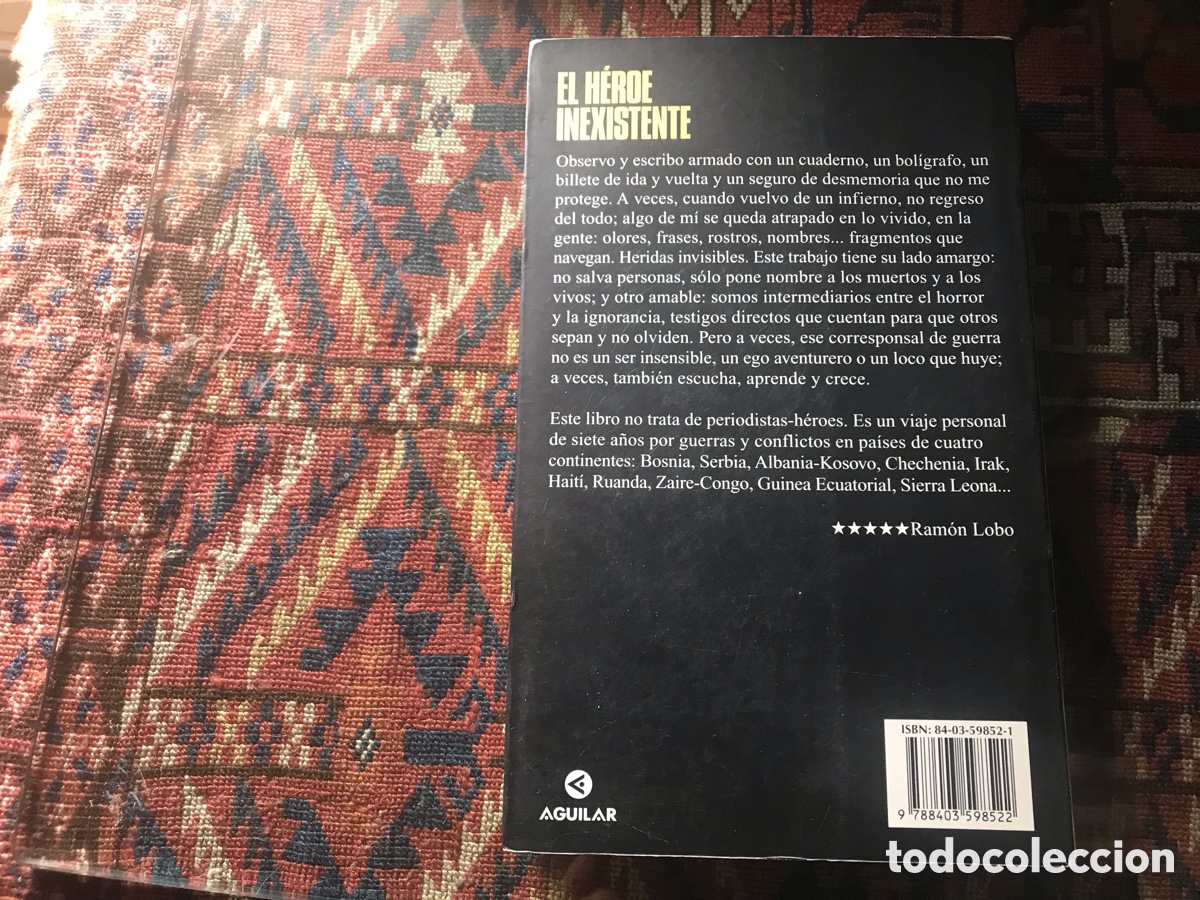 Libros de segunda mano: El h&eacute;roe inexistente. Ram&oacute;n lobo. Aguilar. Dif&iacute;cil y buscado - Foto 3