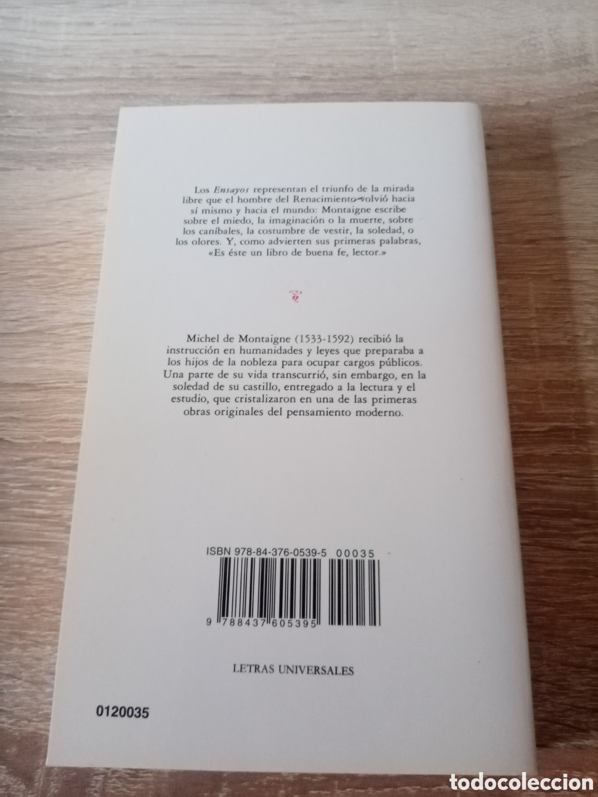 Libros de segunda mano: ENSAYOS, VOL. 1, MONTAIGNE, ED. C&Aacute;TEDRA - Foto 2