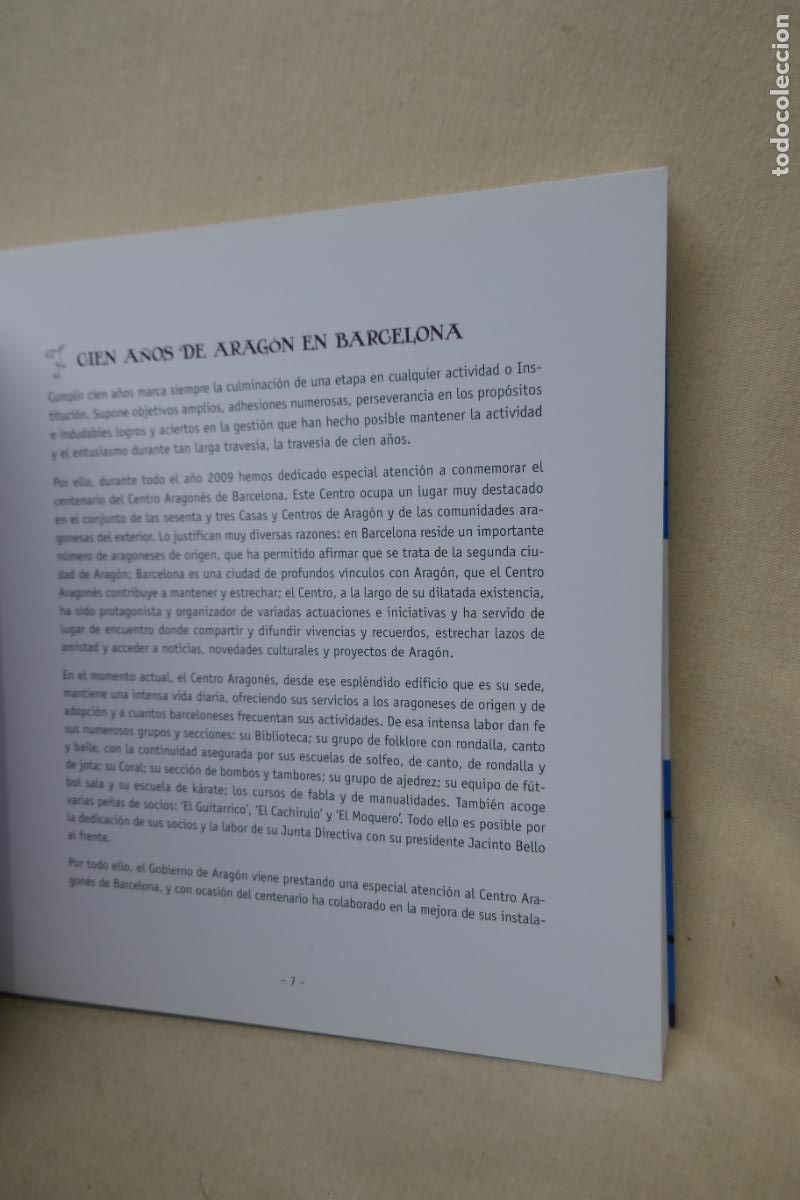 Libros de segunda mano: CIEN A&Ntilde;OS DEL CENTRO ARAGONES DE BARCELONA - ANTON CASTRO - Foto 10