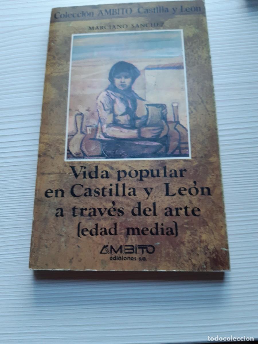 Libros de segunda mano: Vida popular en Castilla y Le&oacute;n a trav&eacute;s del arte (edad media) - Foto 1