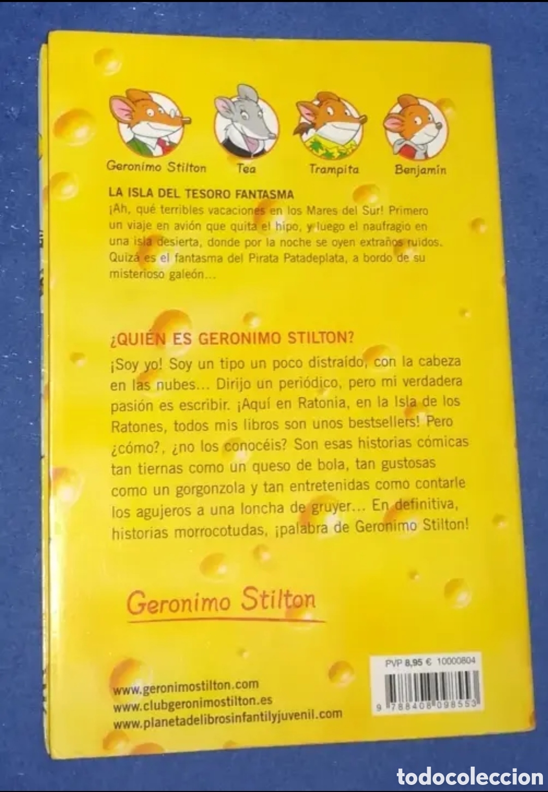 Libros de segunda mano: Libro La Isla del Tesoro Fantasma de Ger&oacute;nimo Stilton - Foto 2