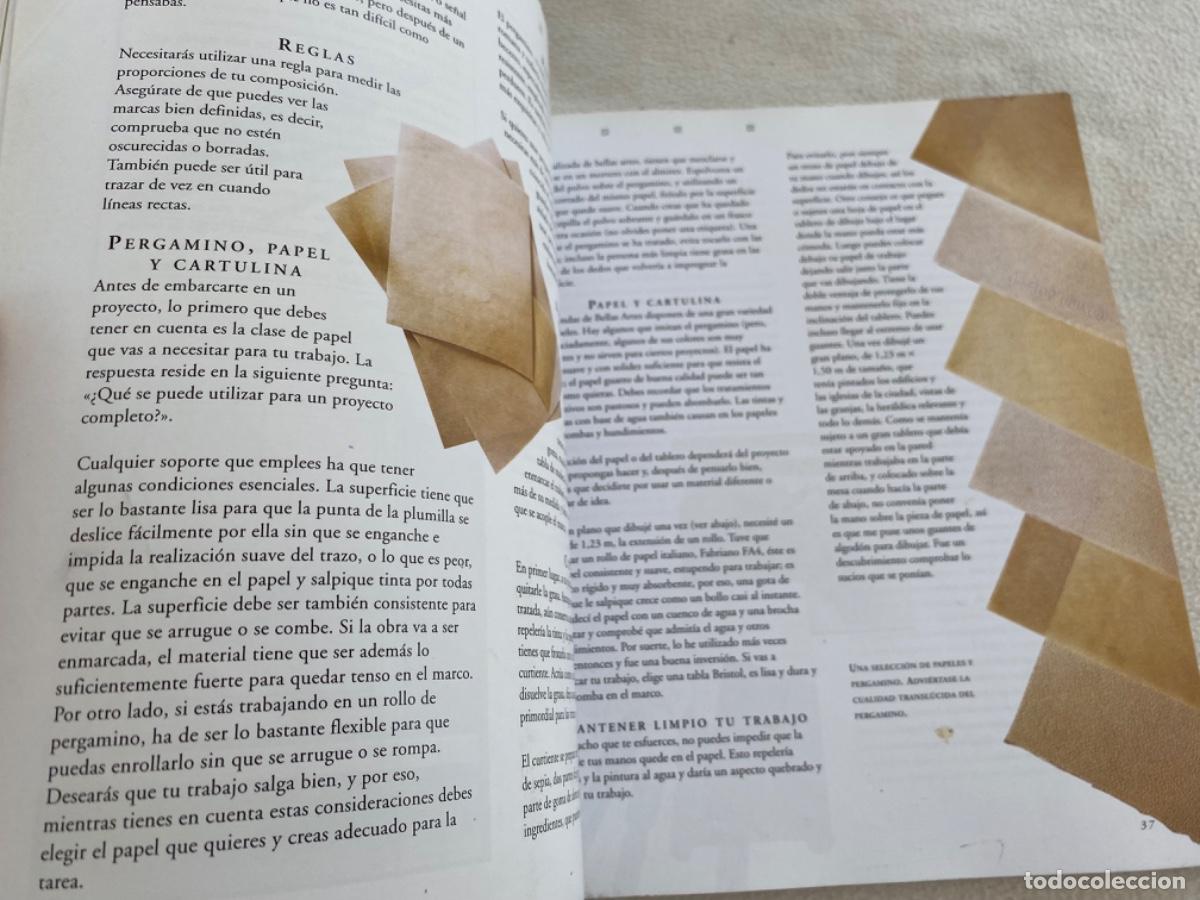 Libros de segunda mano: CALIGRAF&Iacute;A ILUMINADA. C&Oacute;MO PINTAR TUS PROPIAS LETRAS ILUMINADAS.- LIBSA - Foto 4