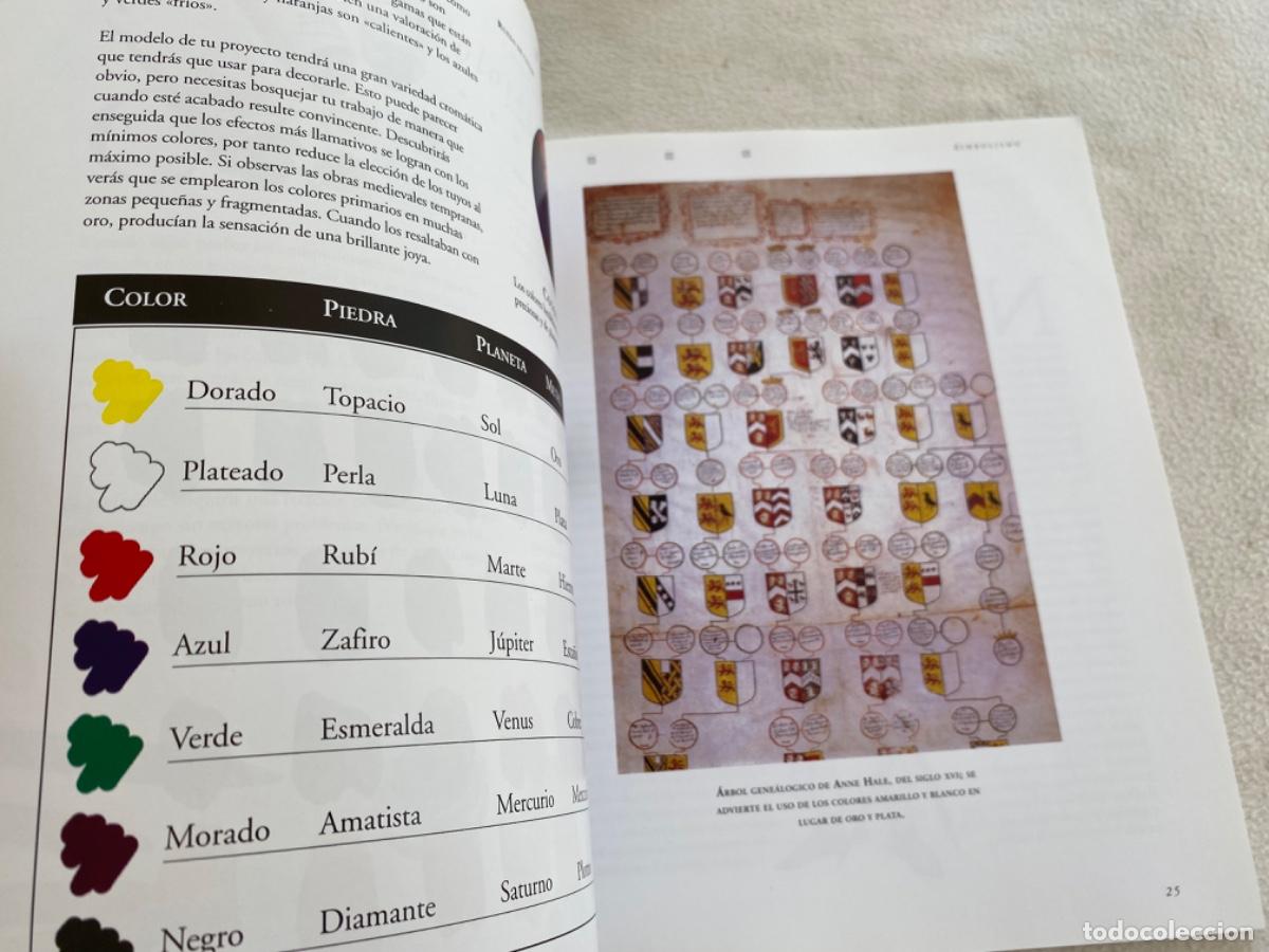 Libros de segunda mano: CALIGRAF&Iacute;A ILUMINADA. C&Oacute;MO PINTAR TUS PROPIAS LETRAS ILUMINADAS.- LIBSA - Foto 8