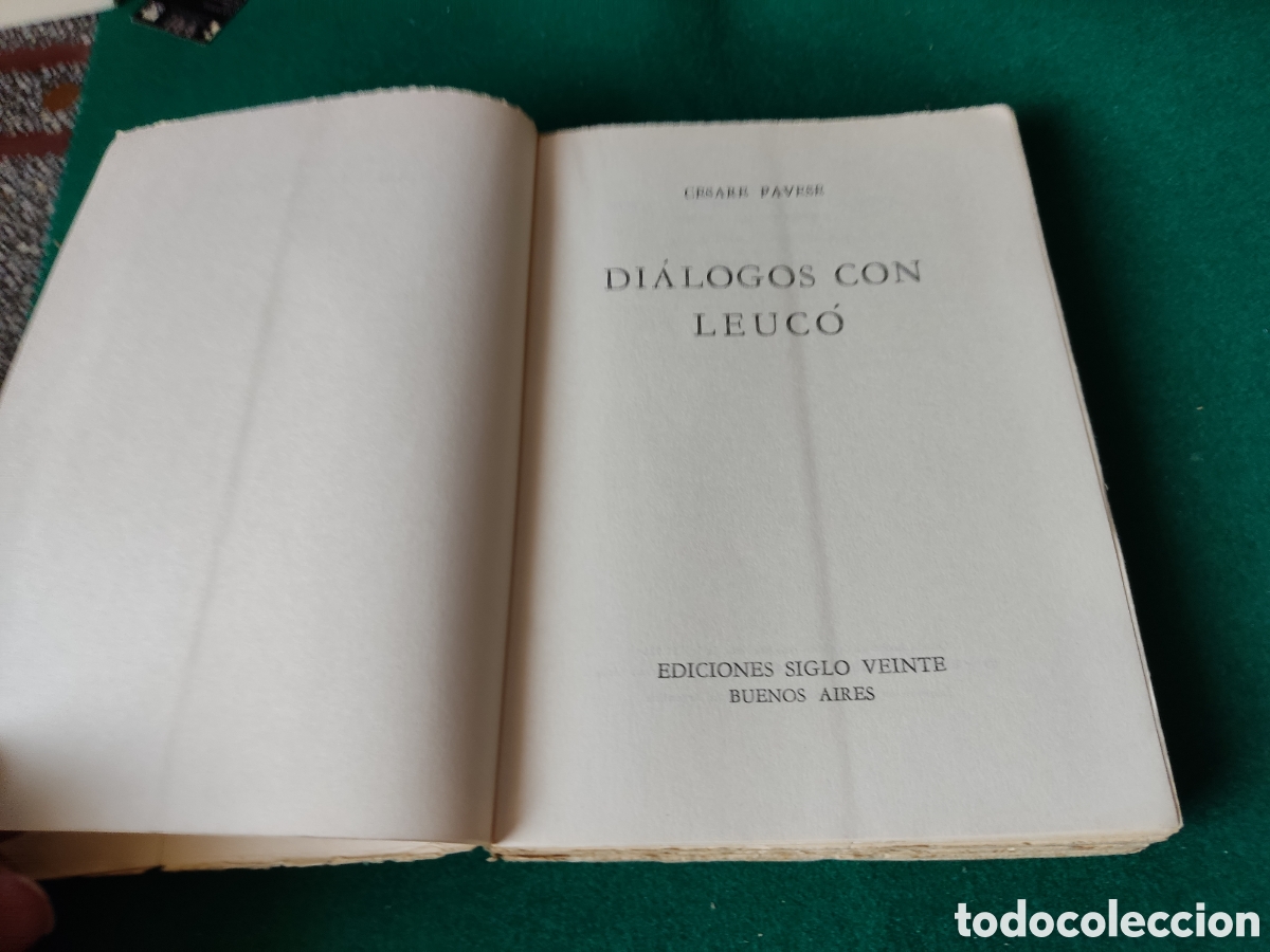 Libros de segunda mano: Libro di&aacute;logos con Leuco de cesare pavese - Foto 3
