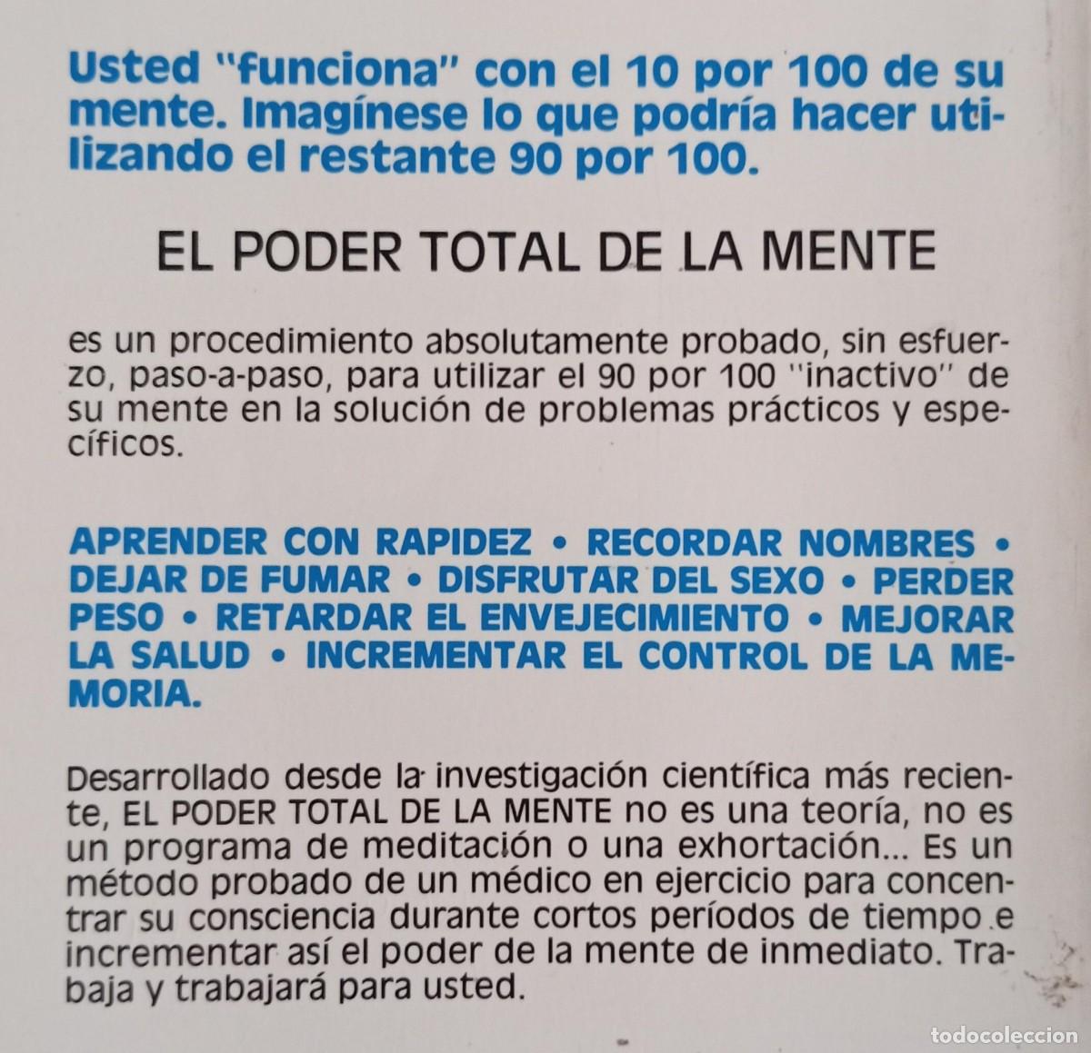 Libros de segunda mano: EL PODER TOTAL DE LA MENTE - DONALD L. WILSON - Foto 2