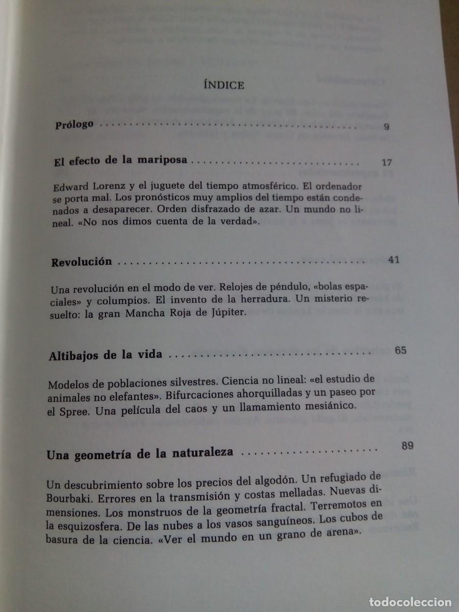 Libros de segunda mano: CAOS. LA CREACI&Oacute;N DE UNA CIENCIA / JAMES GLEICK - Foto 7