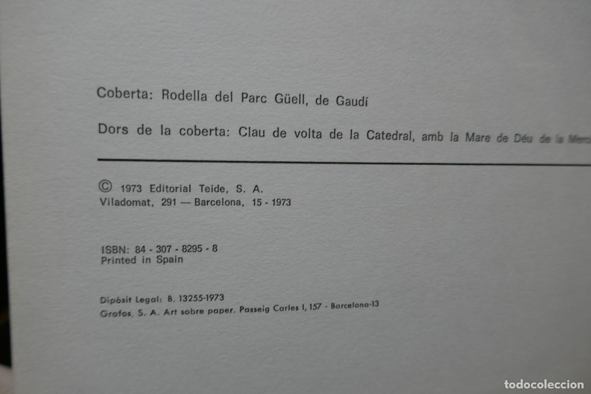 Libros de segunda mano: Barcelona ciutat dart - Alexandre Cirici (CON DEDICATORIA) - Foto 8