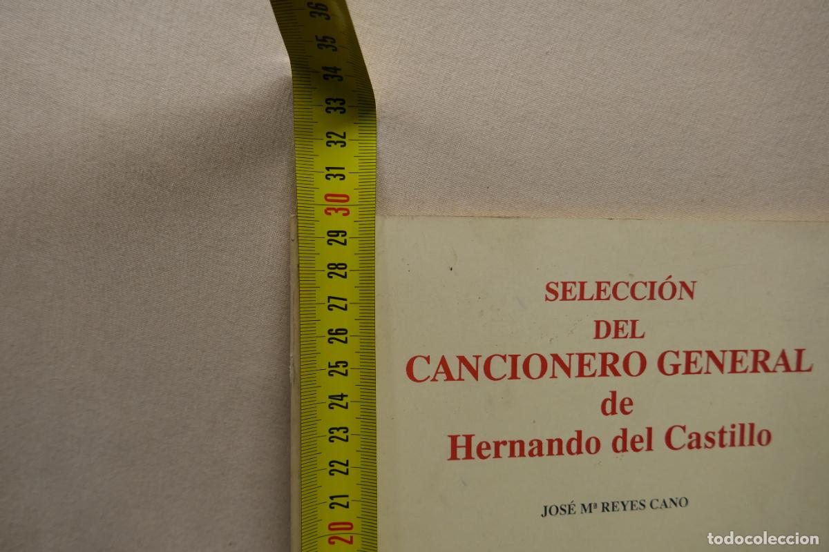 Libros de segunda mano: SELECCI&Oacute;N DEL CANCIONERO GENERAL DE HERNANDO DEL CASTILLO - JOS&Eacute; M&ordf; REYES CANO - Foto 3