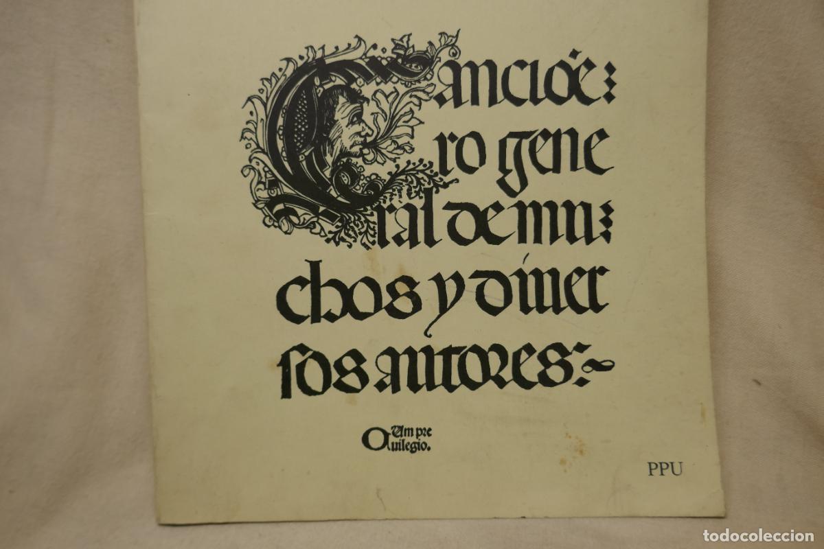 Libros de segunda mano: SELECCI&Oacute;N DEL CANCIONERO GENERAL DE HERNANDO DEL CASTILLO - JOS&Eacute; M&ordf; REYES CANO - Foto 6
