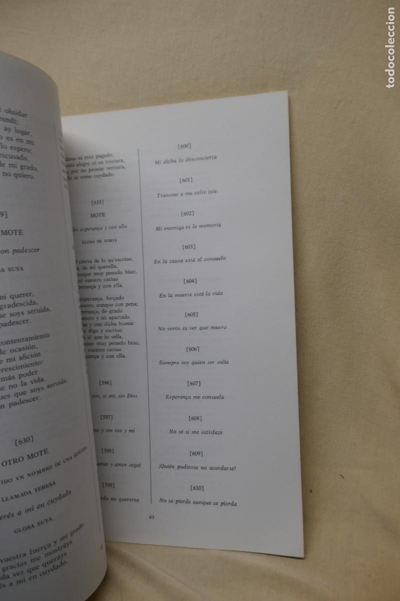 Libros de segunda mano: SELECCI&Oacute;N DEL CANCIONERO GENERAL DE HERNANDO DEL CASTILLO - JOS&Eacute; M&ordf; REYES CANO - Foto 9