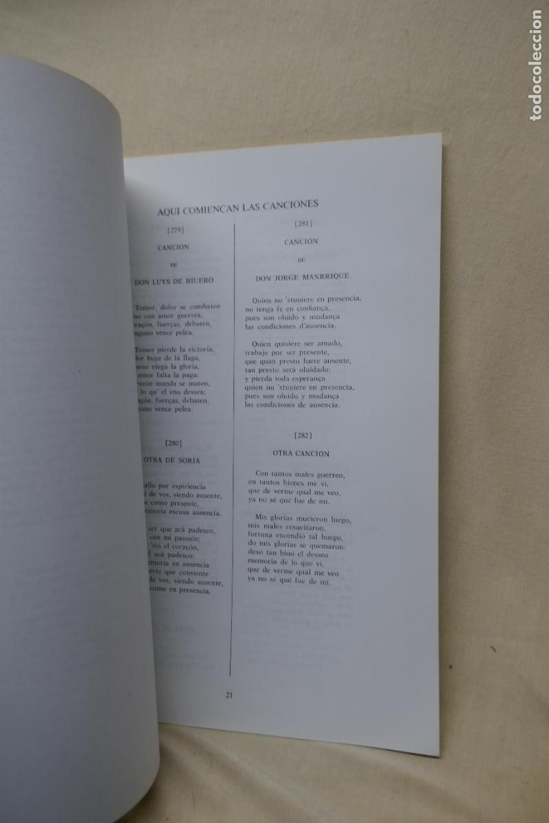 Libros de segunda mano: SELECCI&Oacute;N DEL CANCIONERO GENERAL DE HERNANDO DEL CASTILLO - JOS&Eacute; M&ordf; REYES CANO - Foto 11