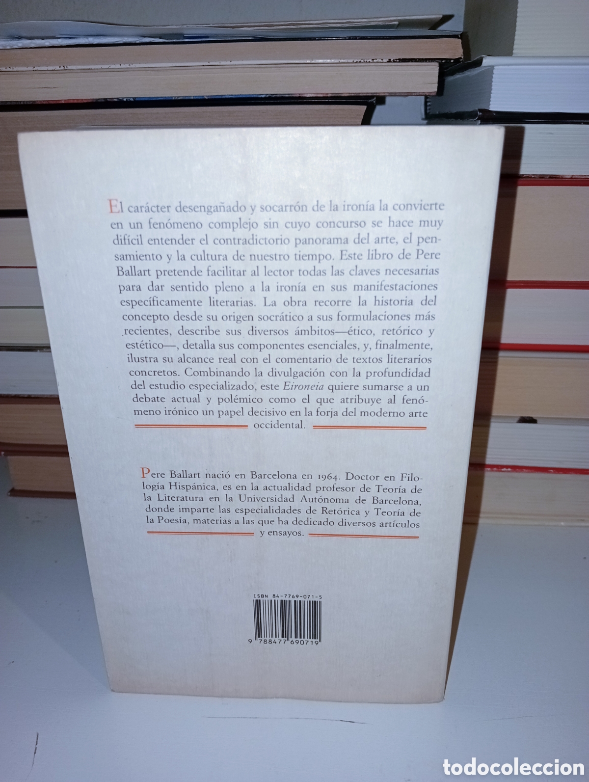 Libros de segunda mano: Eironeia. Pere Ballart - Foto 3