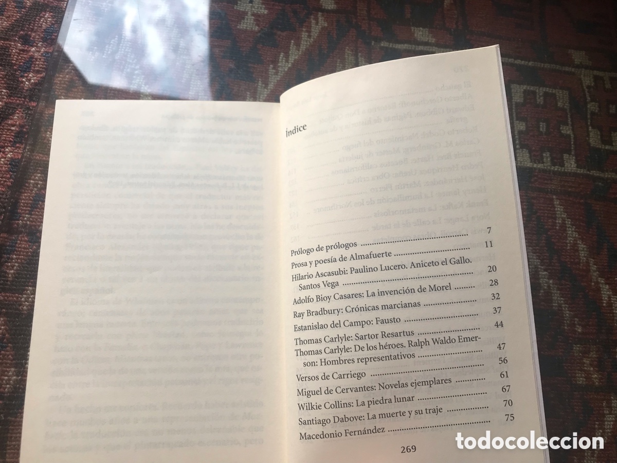 Libros de segunda mano: Pr&oacute;logos con un pr&oacute;logo de pr&oacute;logos. Jorge Luis Borges. - Foto 4