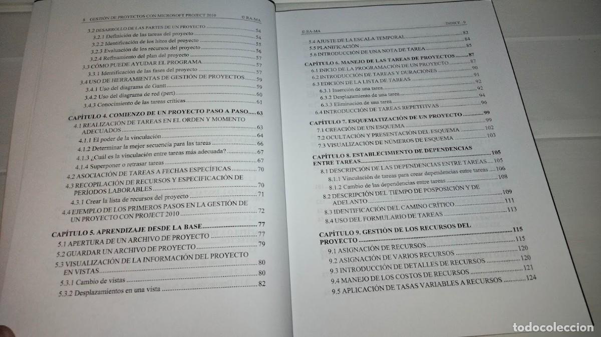 Libros de segunda mano: Gesti&oacute;n de proyectos con Microsoft Project 2010 -A. Colmenar-M. A. Castro-f. J. Cruz-E. Sancrist&oacute;bal - Foto 9