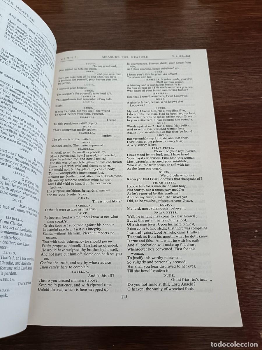 Libros de segunda mano: WILLIAM SHAKESPEARE THE COMPLETE WORKS, Obra Completa en Ingl&eacute;s - Foto 4