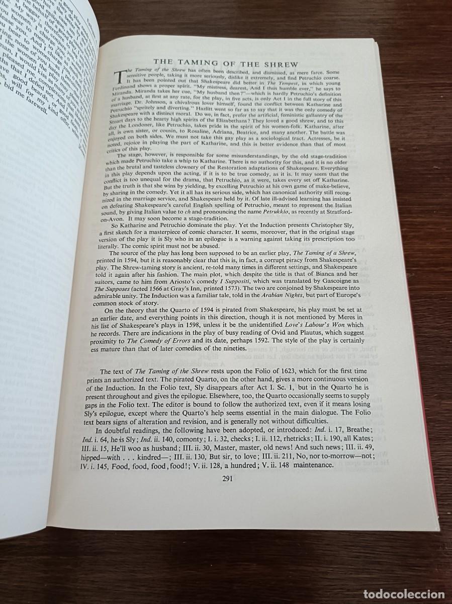 Libros de segunda mano: WILLIAM SHAKESPEARE THE COMPLETE WORKS, Obra Completa en Ingl&eacute;s - Foto 5